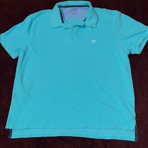 Chaps Men's Aqua Polo Shirt